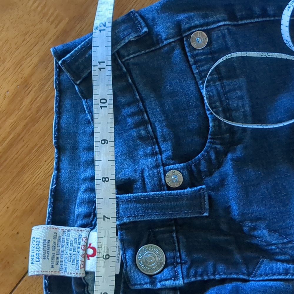 True Religion Blue Denim Jeans Size 25 - Picture 7 of 8